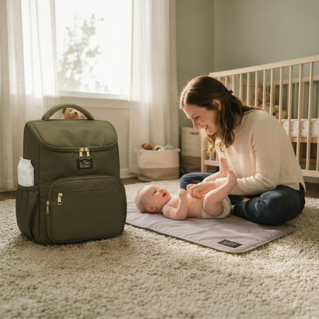 Lomi Borsa Luiertas - Khaki
